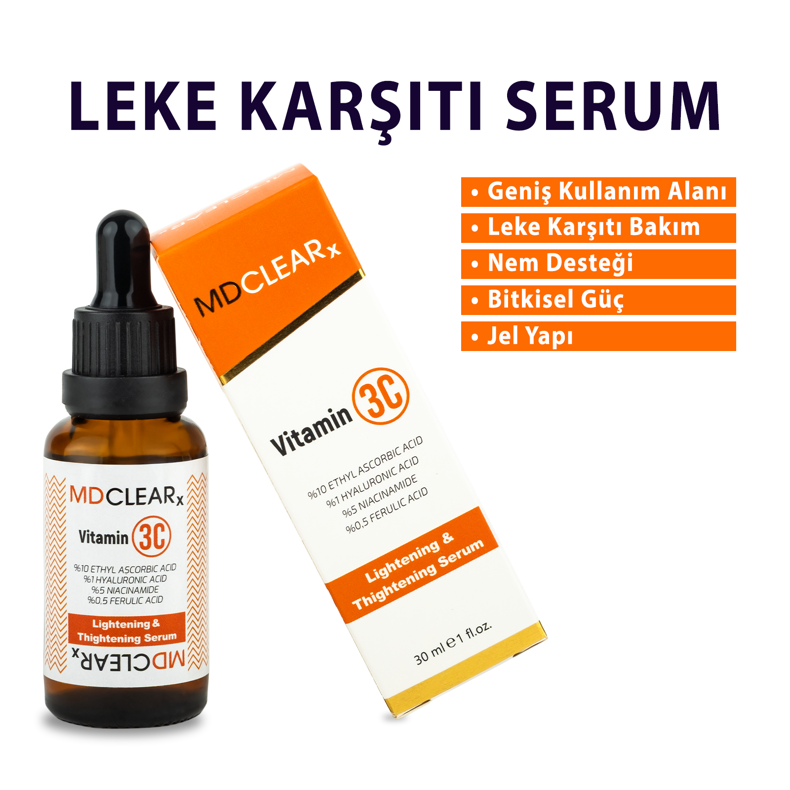 Leke Karşıtı İkili Set (3C Cilt Aydınlatma Serumu + Depigment 3D Leke Karşıtı Serum) - Görsel 5