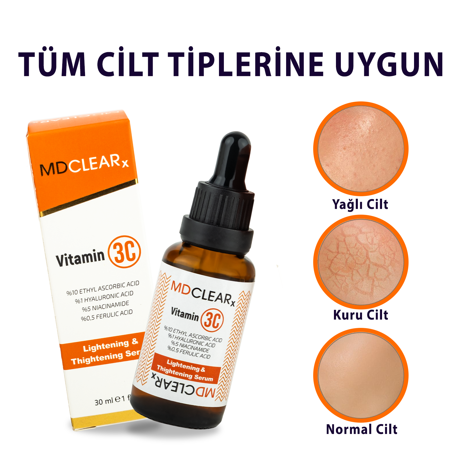 Leke Karşıtı İkili Set (3C Cilt Aydınlatma Serumu + Depigment 3D Leke Karşıtı Serum) - Görsel 3